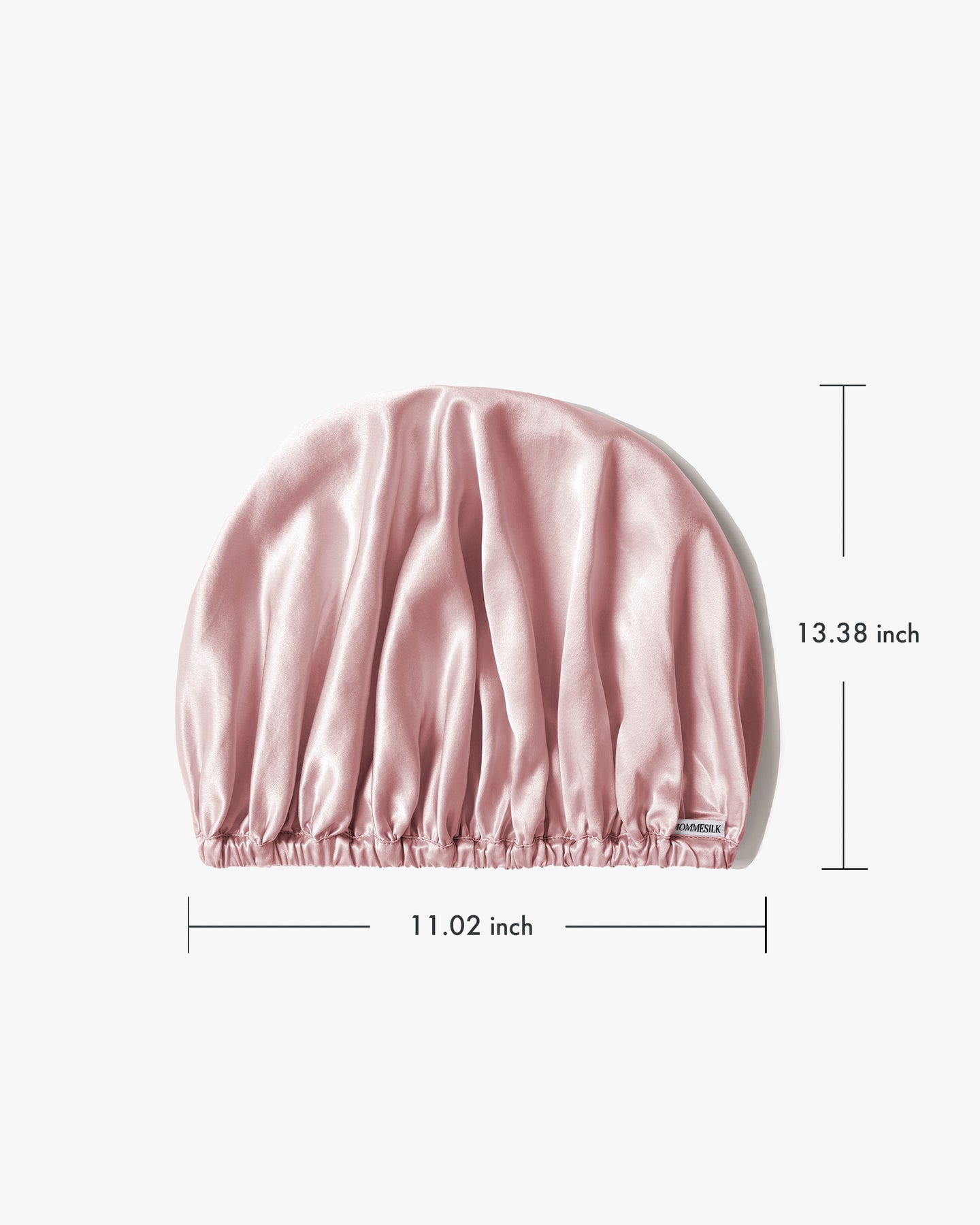 Mommesilk 22 Momme Pure Long Silk Hair Bonnet - Rosy Pink
